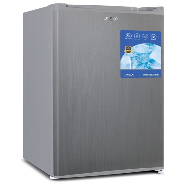 ثلاجة يونيفا ذات الباب واحد - 6 قدم - UN-RFM110-6FT-SL - سلفر Univa Single-Door Refrigerator - 6 Cu. Ft. - UN-RFM110-6FT-SL - Silver