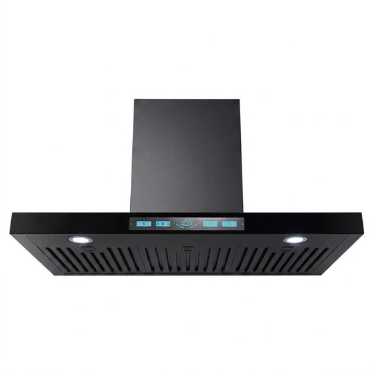 مرشحة هواء جدارية إمبليوم 90 سم بمحرك DC و9 سرعات – Emblum 90 cm Wall-Mounted Range Hood with DC Motor and 9 Speeds – EM-RHSMT