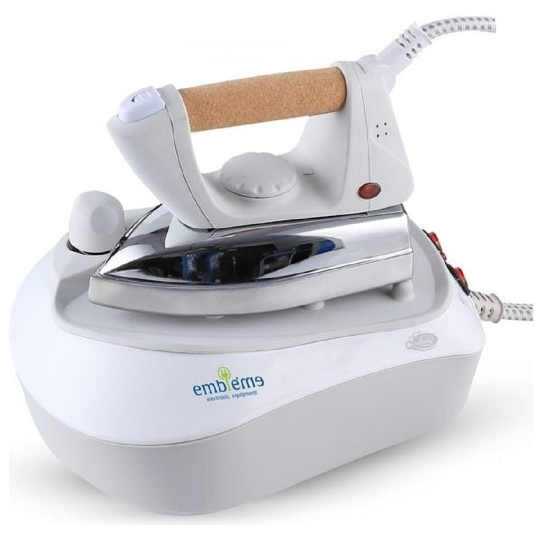 مكواة بخارية امبليوم - 2300 واط - 3.5 بار -  أبيض Emblium Steam Iron - 2300 Watts - 3.5 Bar - EM-NOSIG - White