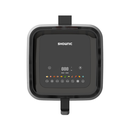 Shownic AF-D75LW3 7.2L Transparent Double Major with Air Fryer | جهاز شونك دبل مجر 7.2 لتر شفاف من كل الجوانب مع قلاية هوائية