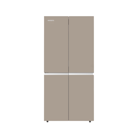 Shownic RM-560HGG 4-Door Refrigerator – No Frost Air Cooling (Gold) | ثلاجة شونك 4 أبواب تبريد هوائي نوفروست – لون ذهبي