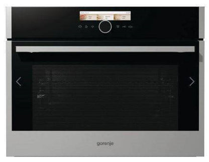 ميكروويف جورنجي المدمج مع فرن – سعة 50 لتر – 1000 واط – ستانلس ستيل Gorenje BCM598S18X Microwave - 50 Liters - 1000W - Stainless Steel