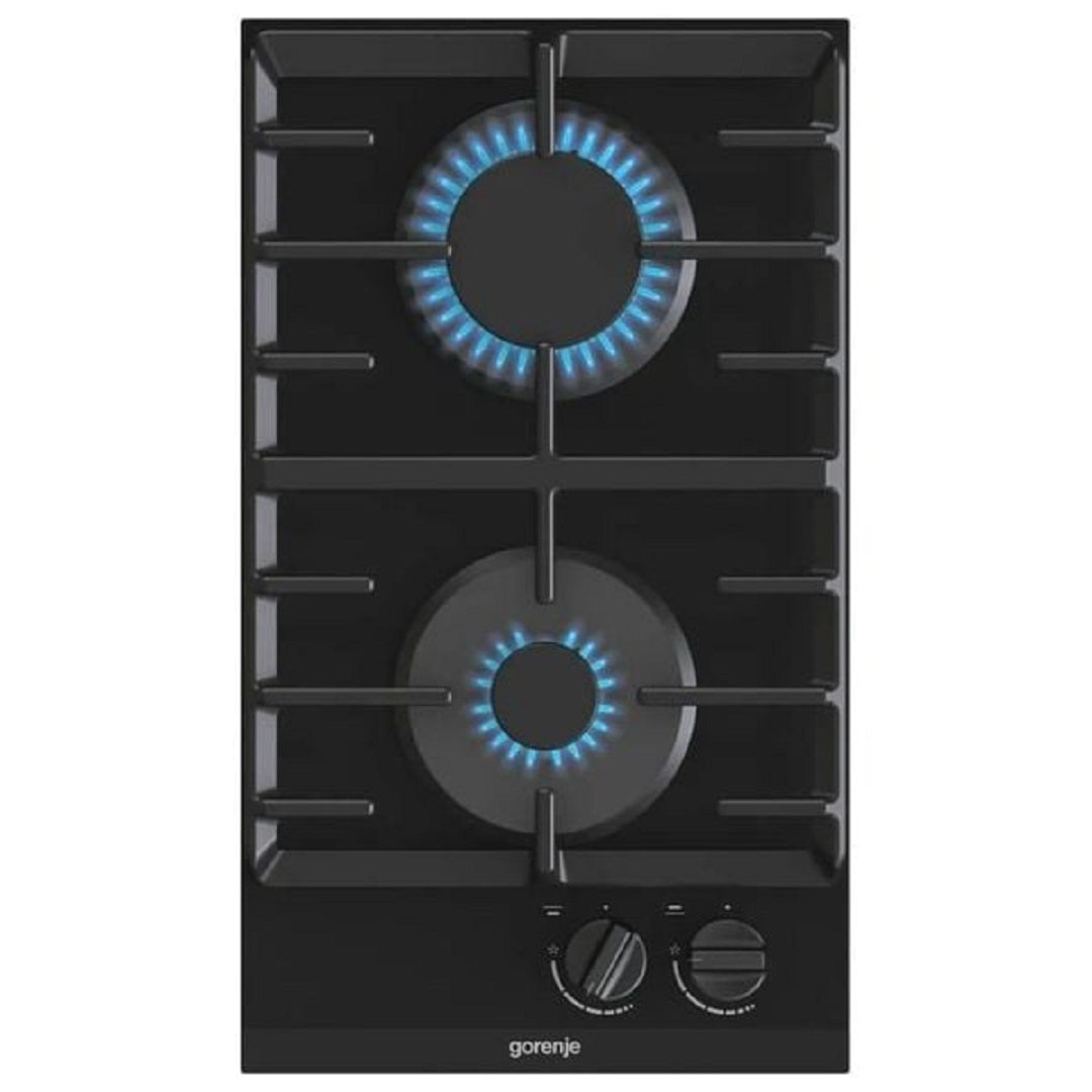 طباخ غاز جورنجي بلت إن – شعلة مزدوجة – أسود Gorenje GC321B - 2 Burners - Built-In Gas Cooker - Black