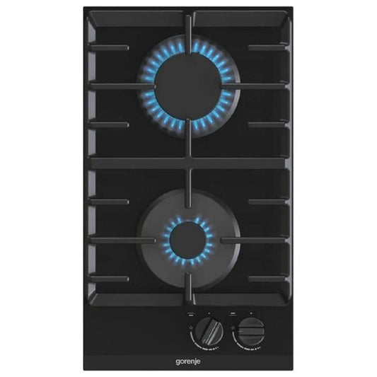 طباخ غاز جورنجي بلت إن – شعلة مزدوجة – أسود Gorenje GC321B - 2 Burners - Built-In Gas Cooker - Black