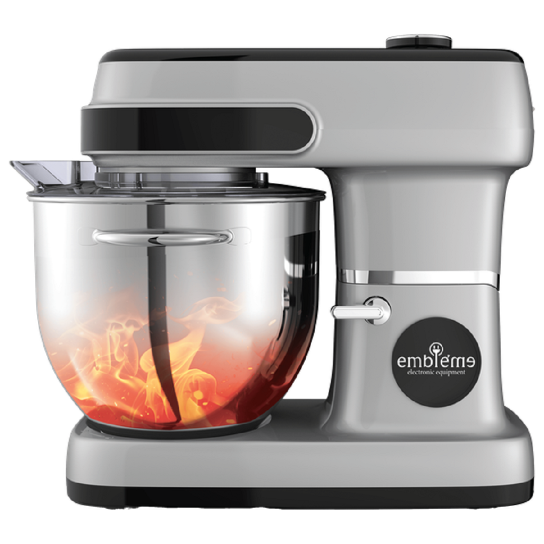 عجانة امبليوم - 10 لتر- 2200 واط - EM-SM35CD - سلفر Empliom Stand Mixer – 10 Liters – 2200 Watts – EM-SM35CD – Silver