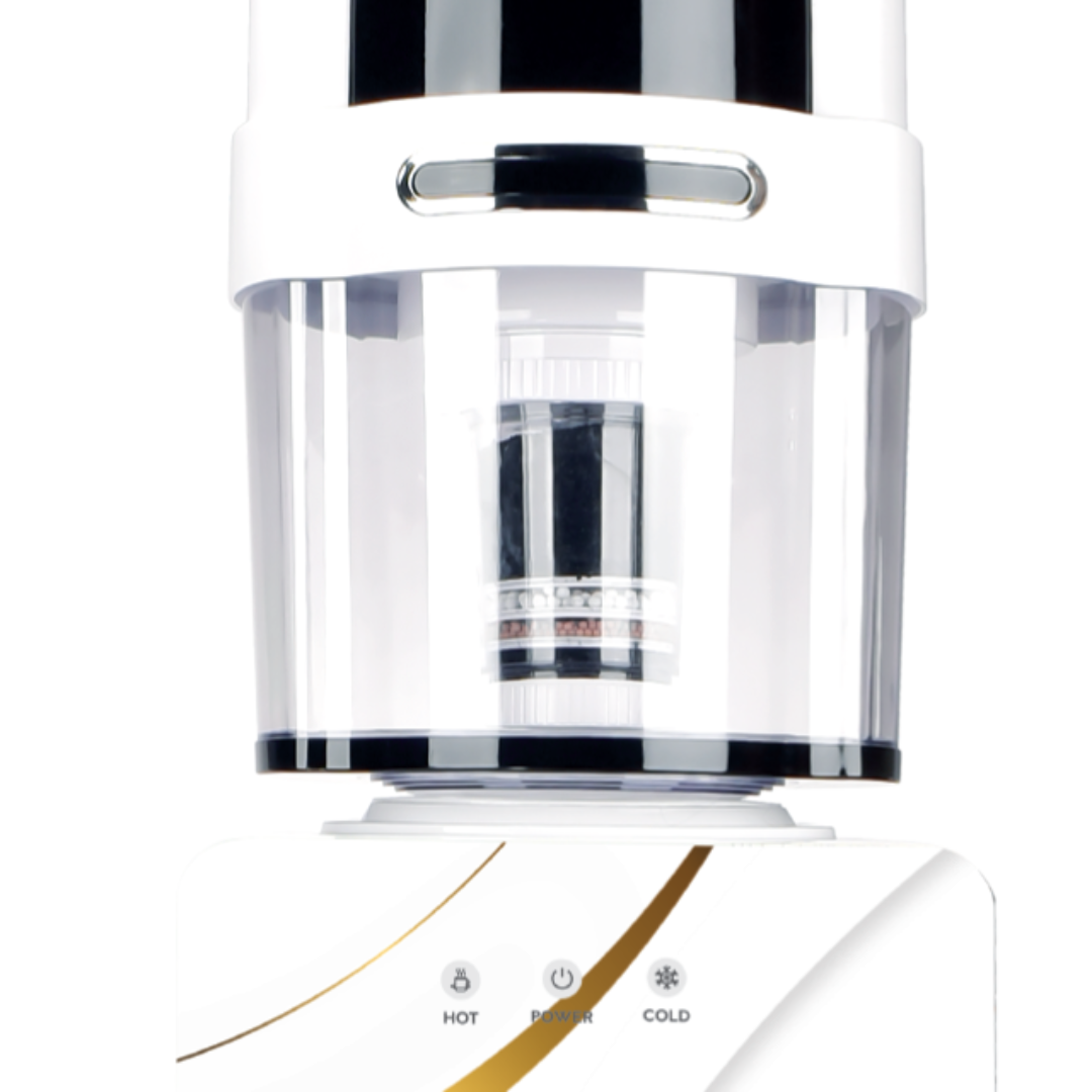 WTD-039-01 Water Dispenser with Built-in Refrigerator White | براد ماء WTD-039-01 أبيض مع ثلاجة داخلية مدمجة