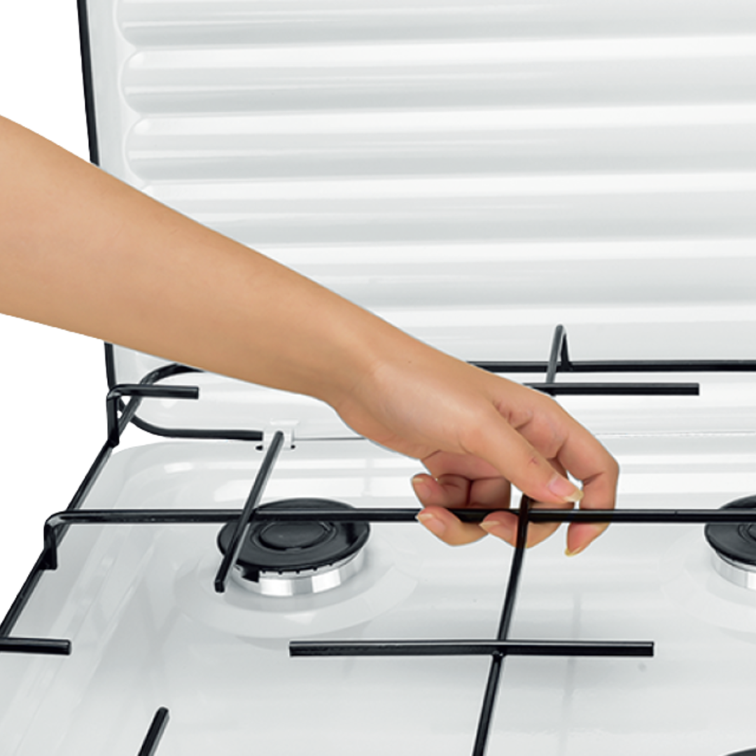 HOB-226-05 Gas Table Cooker | طباخ منضدي غاز 4 عيون – فضي