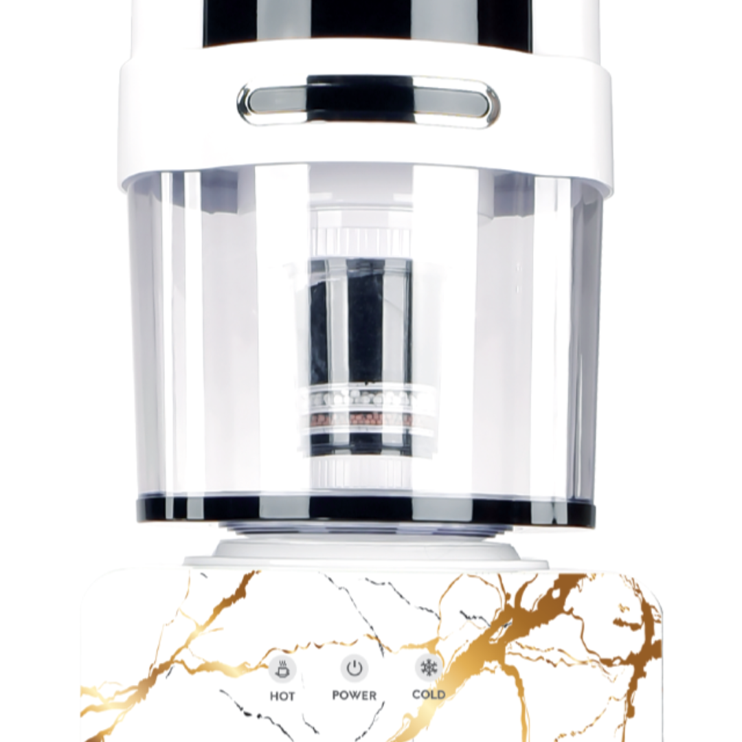 WTD-037-01 Water Dispenser with Built-in Refrigerator White | براد ماء WTD-037-01 أبيض مع ثلاجة داخلية مدمجة
