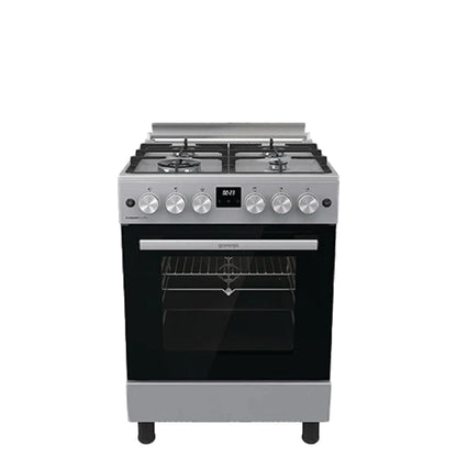 طباخ غازي جورنجي - 65 لتر -  - رمادي معدني Gorenje Gas Cooker – 65 Liters – Metallic Gray