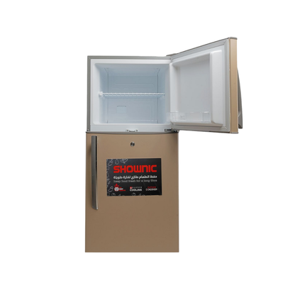 Shownic RL-350MG 14ft Refrigerator – Direct Cooling (Gold) | ثلاجة شونك 14 قدم تبريد مباشر – لون ذهبي