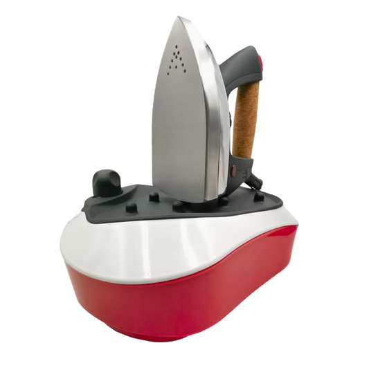 مكواة بخار يدوية بيد خشبية – سعة 850 مل – 2300 واط – موديل EMS13 امبليوم Handheld steam iron with wooden handle – 850ml capacity – 2300W – Model EMS13