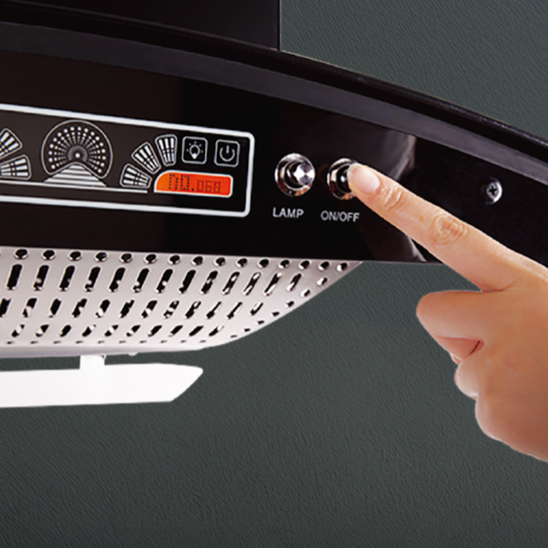 HOD-3890-05 Professional Kitchen Hood | ساحبة هواء HOD-3890-05 للمطابخ بلون فضي أنيق
