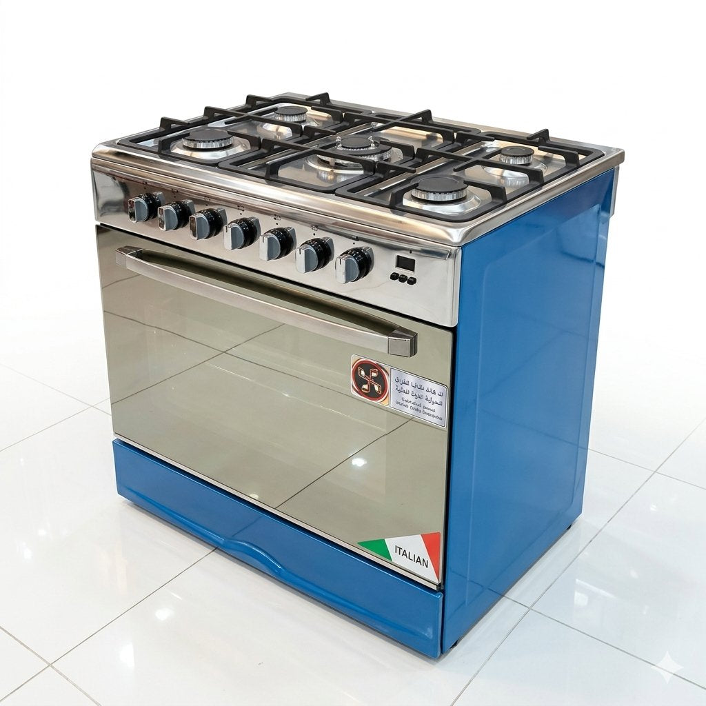 طباخ يونفرسال  ازرق سطح ستيل 6905MCO Universal Blue Cooker with Stainless Steel Cooktop 6905MCO