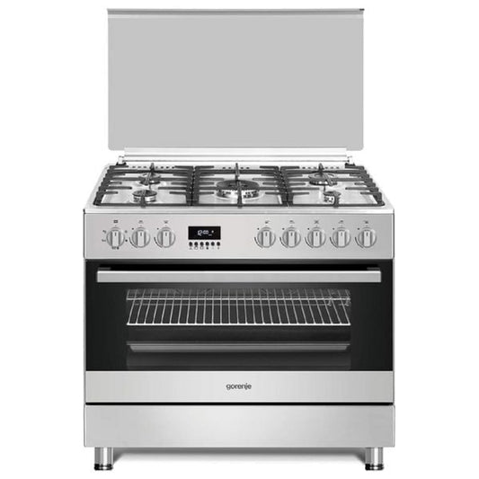 طباخ غاز جورنج – 5 شعلات – فضي  Gorenje GGI9C21X - 5 Burners - Gas Cooker - Silver
