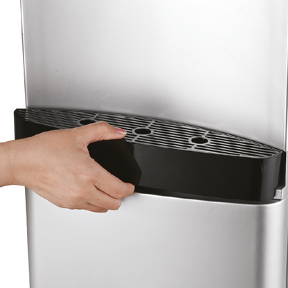 WTD-061-05 Water Dispenser with Built-in Refrigerator Silver | براد ماء WTD-061-05 فضي مع ثلاجة داخلية مدمجة