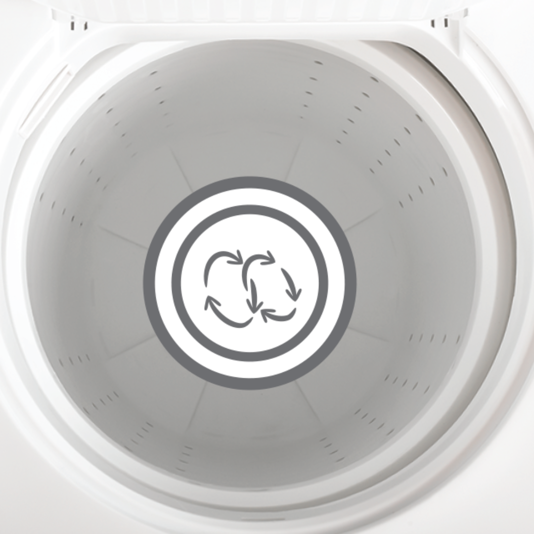 WSH-6213-03 Twin Tub Washing Machine | غسالة ملابس WSH-6213-03 بحوضين بلون أحمر