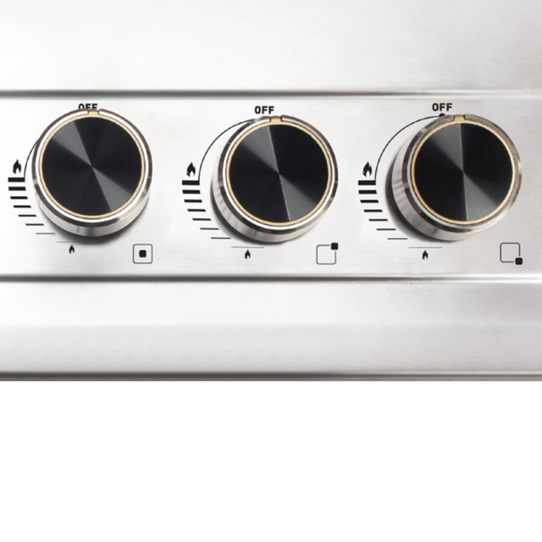 HOB-2691-05 Gas Table Cooker | طباخ منضدي غاز 5 عيون – فضي