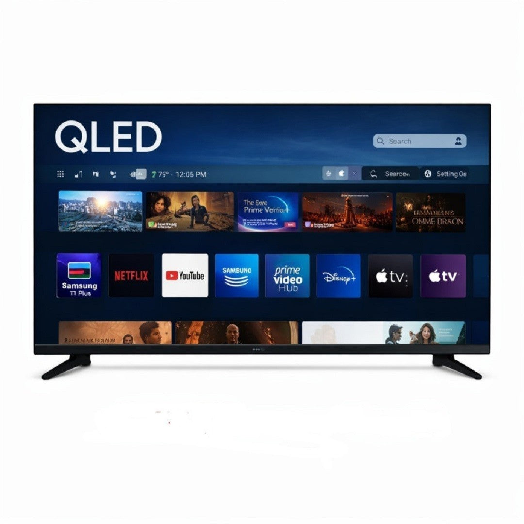 شاشة الريان ( نظام سامسونج تايزن او اس ) حجم 50 كيوليد 4k ELRYAN QLED Smart TV – 50 Inch – Samsung Tizen OS – 4K UHD