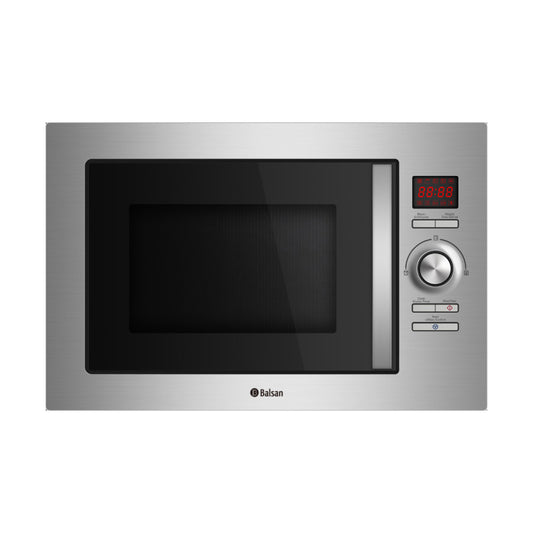 مايكروويف امبليوم بلت إن مدمج 25 لتر مع شواية ستيل –Embleme Built-In Microwave, 25 Liters, with Grill, Stainless Steel – EM MOSSC