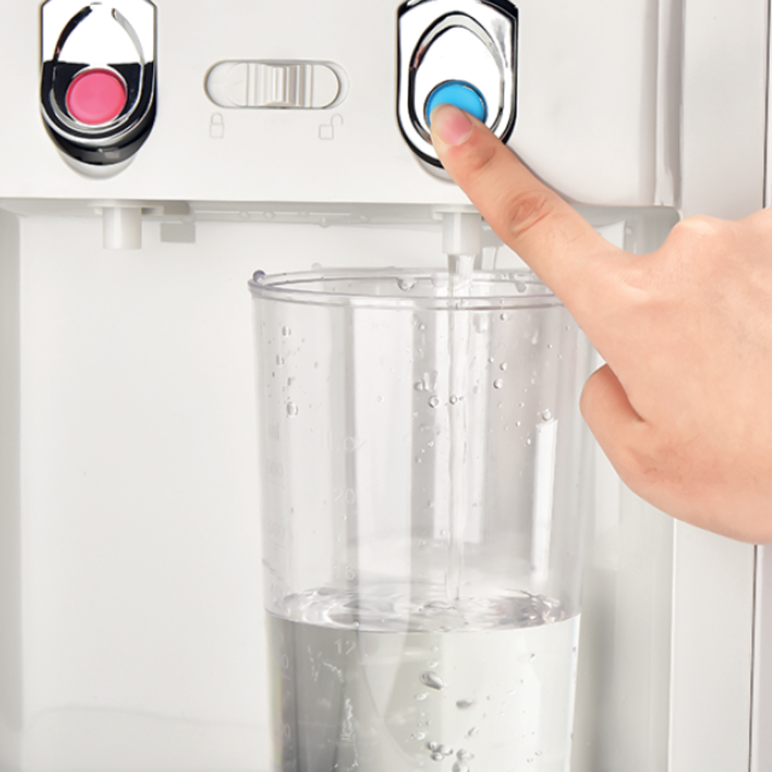 WTD-039-05 Water Dispenser with Built-in Refrigerator Silver | براد ماء WTD-039-05 فضي مع ثلاجة داخلية مدمجة