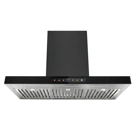 مرشحة هواء جدارية إمبليوم 90 سم بمحرك Embleme 90 cm Wall-Mounted Range Hood with DC Motor – EM-RH26SN