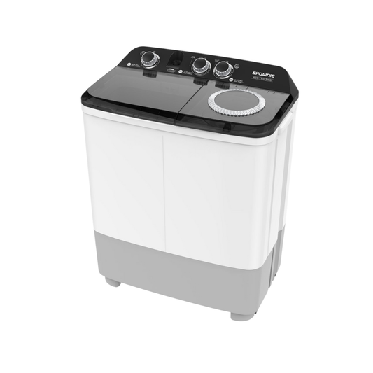 Shownic WW-10TMW 10KG Twin Tub Washing Machine غسالة شونك حوضين 10 كغم