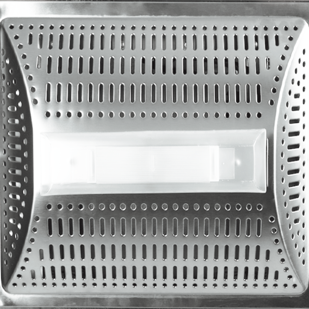 HOD-3890-05 Professional Kitchen Hood | ساحبة هواء HOD-3890-05 للمطابخ بلون فضي أنيق