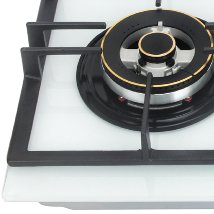 HOB-2667-01 Gas Table Cooker | طباخ منضدي غاز 4 عيون – أبيض
