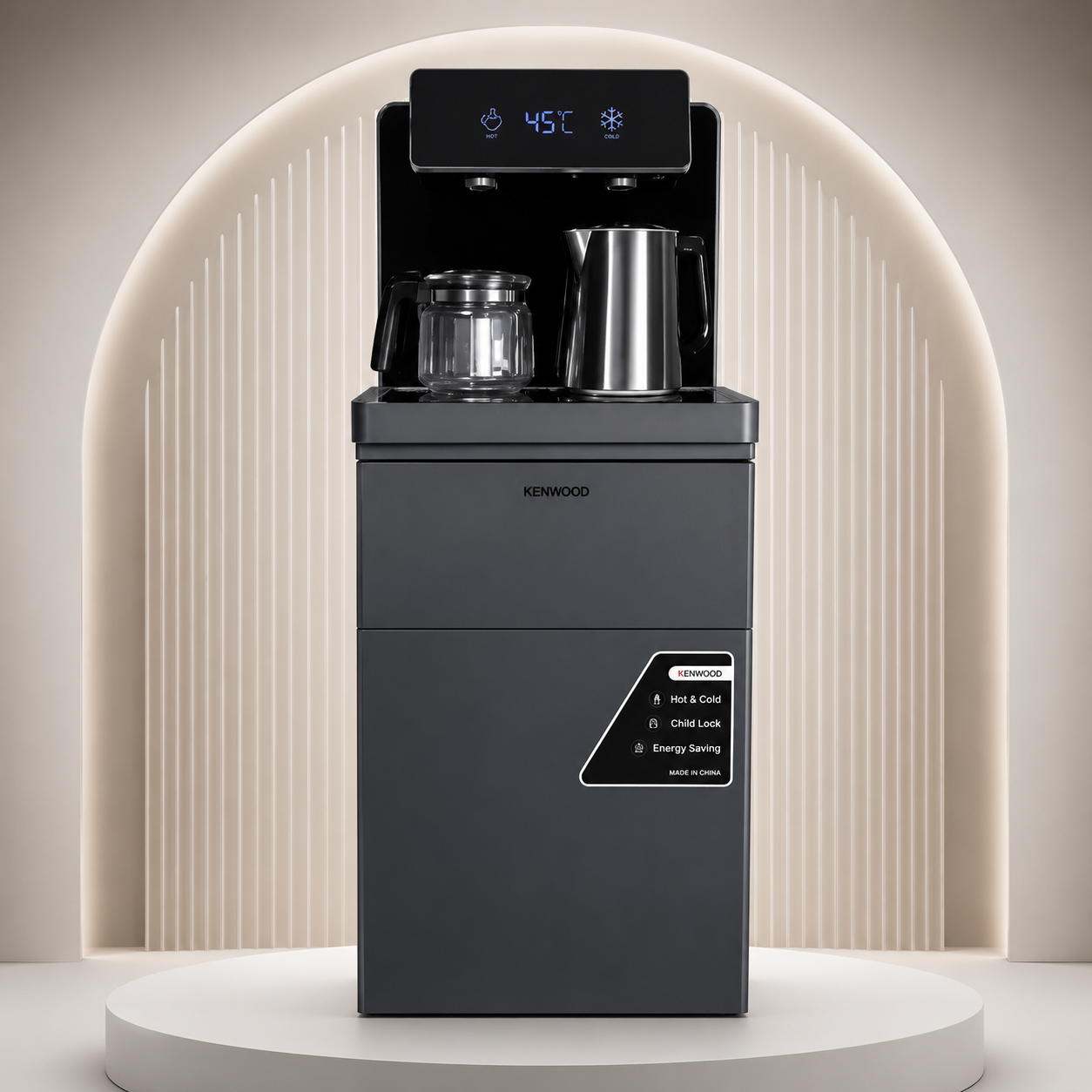 براد ماء كينوود متعدد الاستخدام دبة داخلية Kenwood Multi-Purpose Water Cooler with Internal Bottle