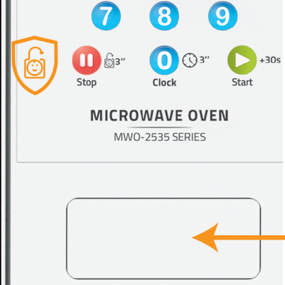 MWO-2535-01 Microwave Oven | مايكرويف كهربائي سعة 25 لتر