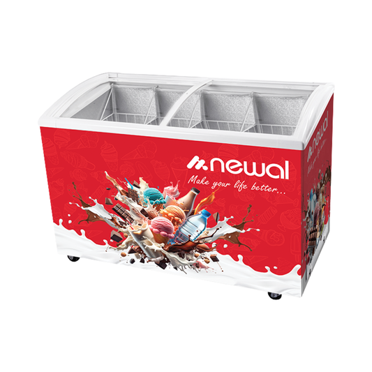 FRZ-439-03 Ice Cream Chest Freezer | مجمدة ايس كريم افقية موديل FRZ-439-03 بلون أحمر