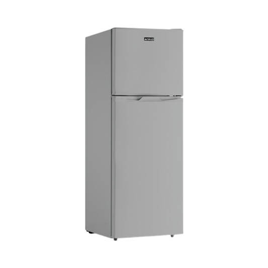 RFG-219-05 Double Door Refrigerator | ثلاجة بابين منزلية موديل RFG-219-05 بلون فضي