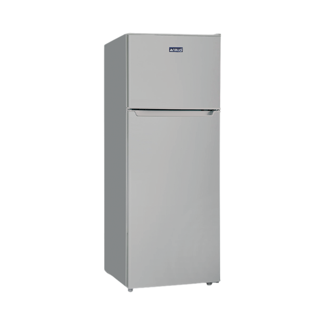 RFG-278-05 Double Door Refrigerator | ثلاجة بابين منزلية موديل RFG-278-05 بلون فضي