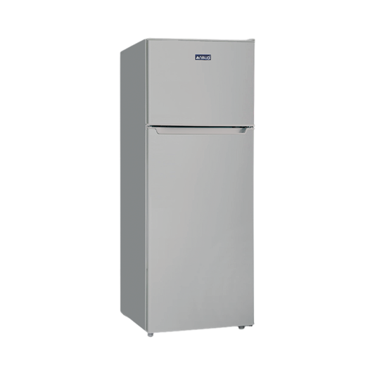 RFG-278-05 Double Door Refrigerator | ثلاجة بابين منزلية موديل RFG-278-05 بلون فضي