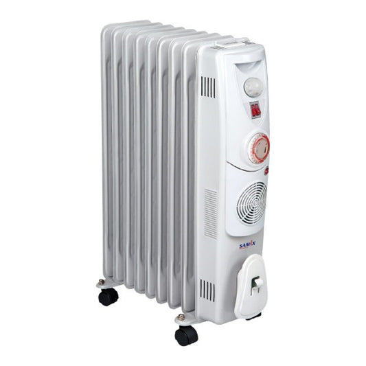 صوبة سامكس زيتية 7 اصباع مع مروحة Oil-Filled Radiator Heater – 7 Fins with Built-in Fan