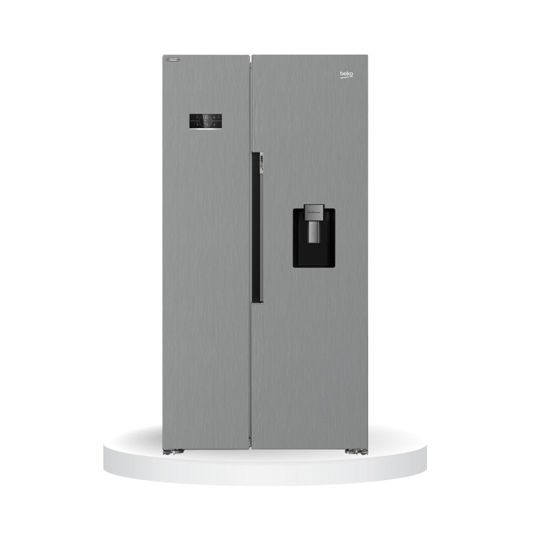 ثلاجة (بيكو ) سايد باي سايد+صانعة ثلج  BEKO / GN163320DXP