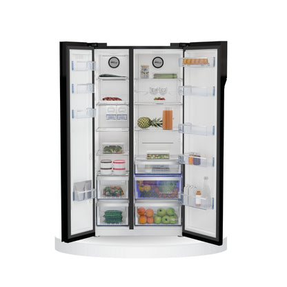 ثلاجة ( بيكو ) سايد بايد اسود BEKO / GN164020GB