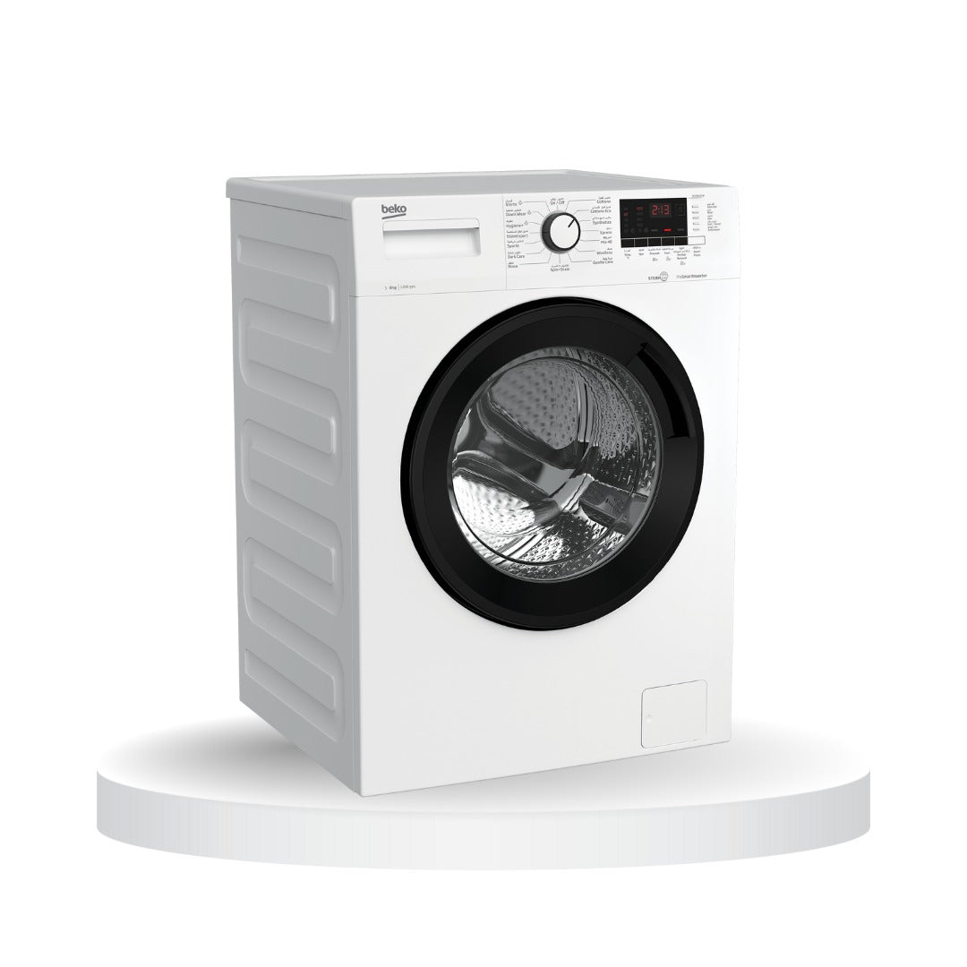 8KG غسالة تحميل امامي BEKO /  WTE8612XW
