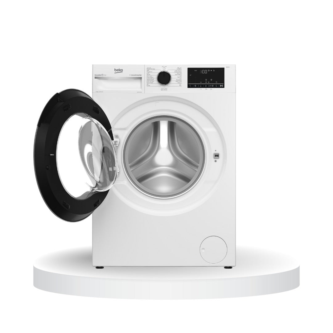 8KG غسالة تحميل امامي BEKO / B3WFT4822W