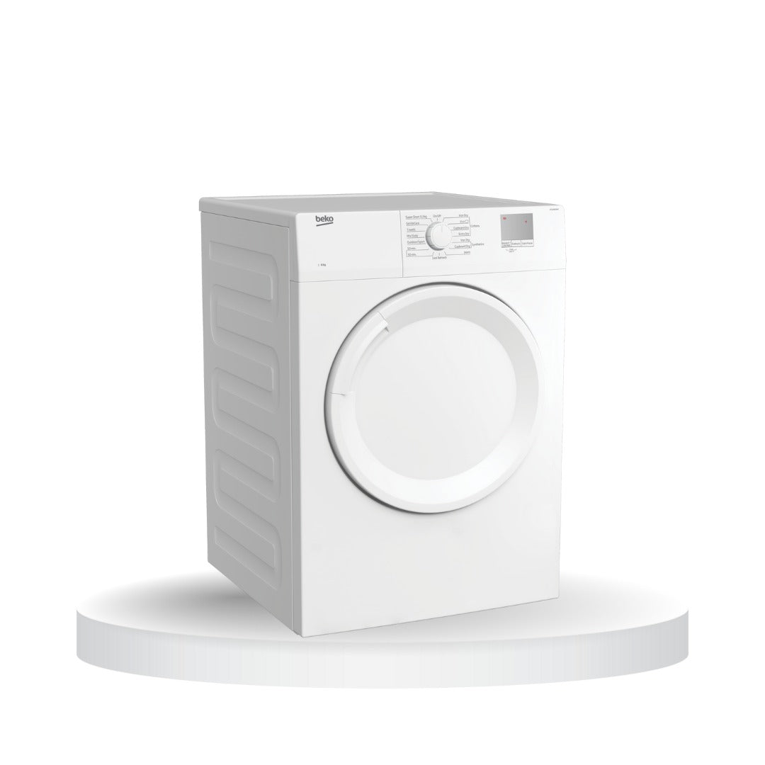 8KG مجففة ملابس تحميل امامي BEKO /DTGV8000W