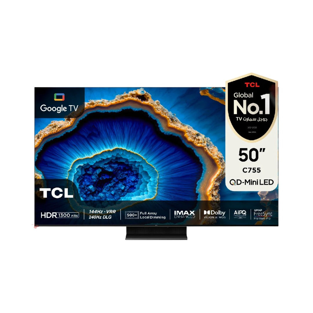 50 شاشة حجم TCL / C755 QD-Mini LED 4K