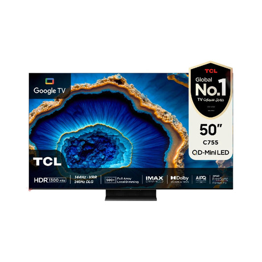 50 شاشة حجم TCL / C755 QD-Mini LED 4K