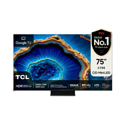 75  شاشة حجم TCL / C755 QD-Mini LED 4K
