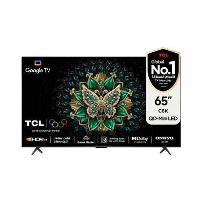 65 شاشة حجم TCL / C6K Premium QD-MiniLED TV