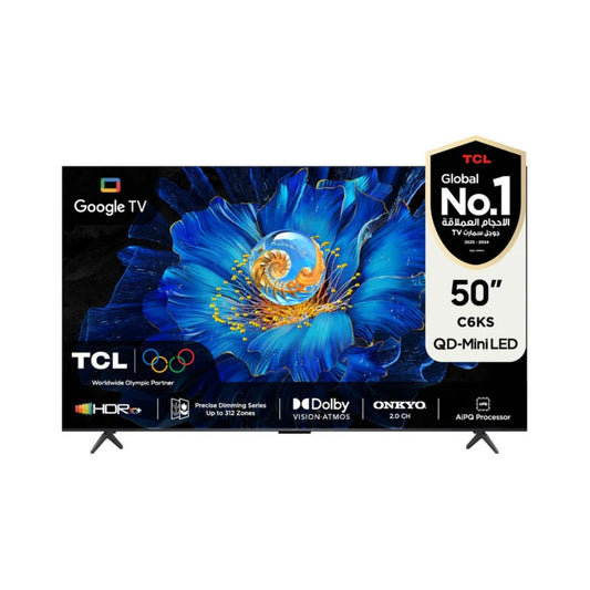 50  شاشة حجم TCL / C6KS Premium QD-MiniLED TV