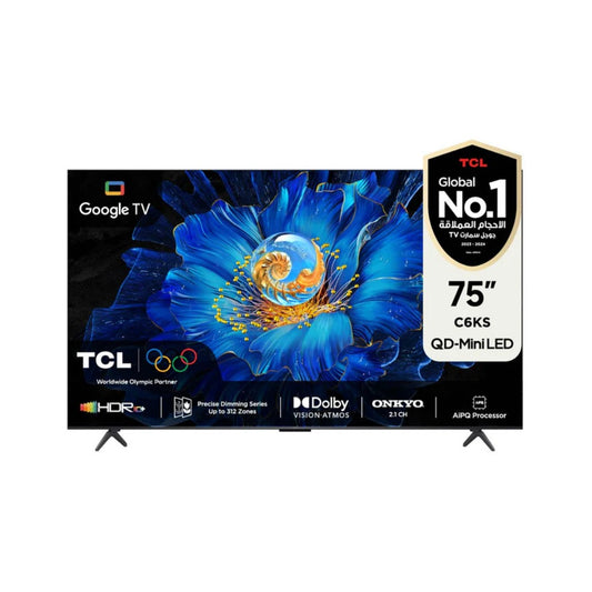 75 شاشة حجم TCL / C6KS Premium QD-MiniLED TV