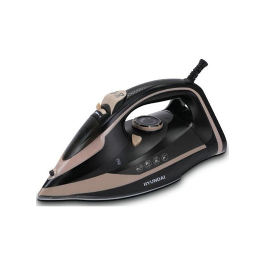 HYUNDAI HBM-629 – مكواة بخارية هيونداي – قاعدة سيراميك – 200 مل – تنظيف ذاتي – حماية حرارية