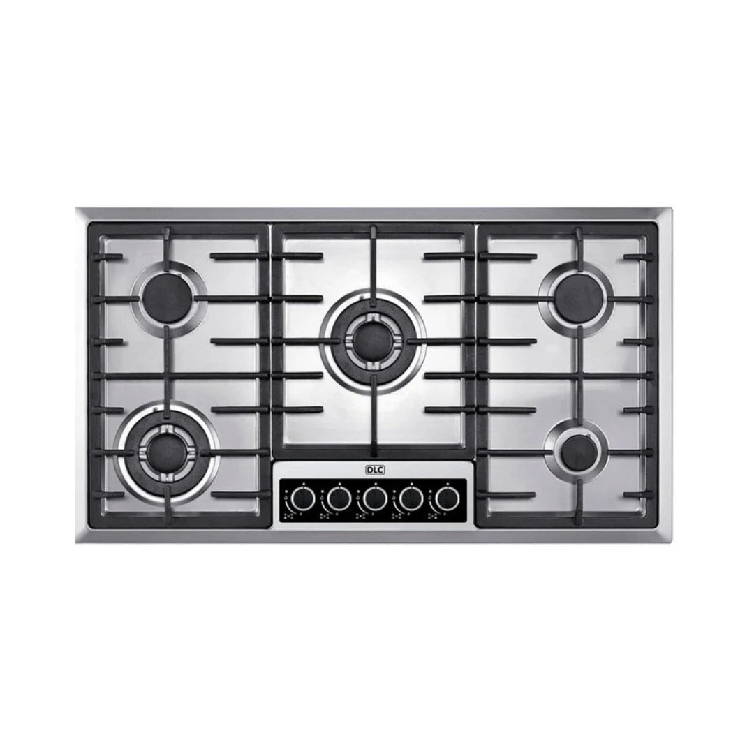 DLC T-GH915-KCIS2T – 5 Burners Built-in Gas Hob – Silver – Stainless Steel