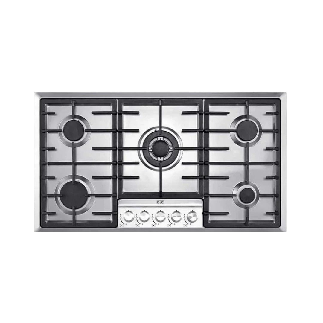 DLC GHS915-K5CIS – 5 Burner Built-in Gas Hob – D2149 – Stainless Steel – Safety Sensor