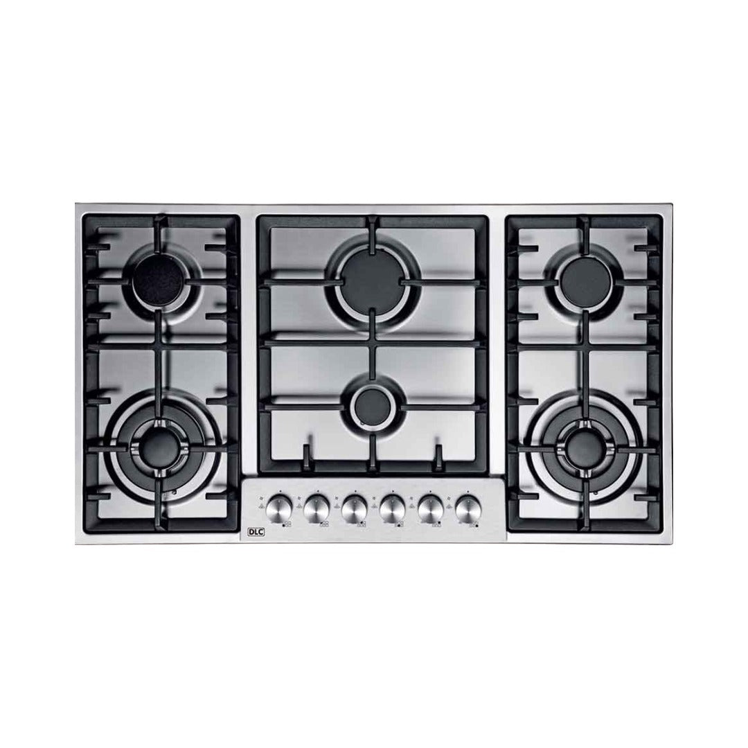 DLC GHS-916-KCIS – Built-in 6 Burner Gas Hob – 90 cm – D2163 – Stainless Steel